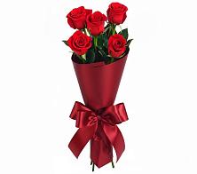 Букет 5 Красных роз Эдлесс Лав в Верейке