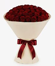 Букет 101 Бордовая роза Блэк Бакарра в Верейке