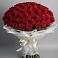Букет 101 Красная роза Блэк Мэджик в Верейке