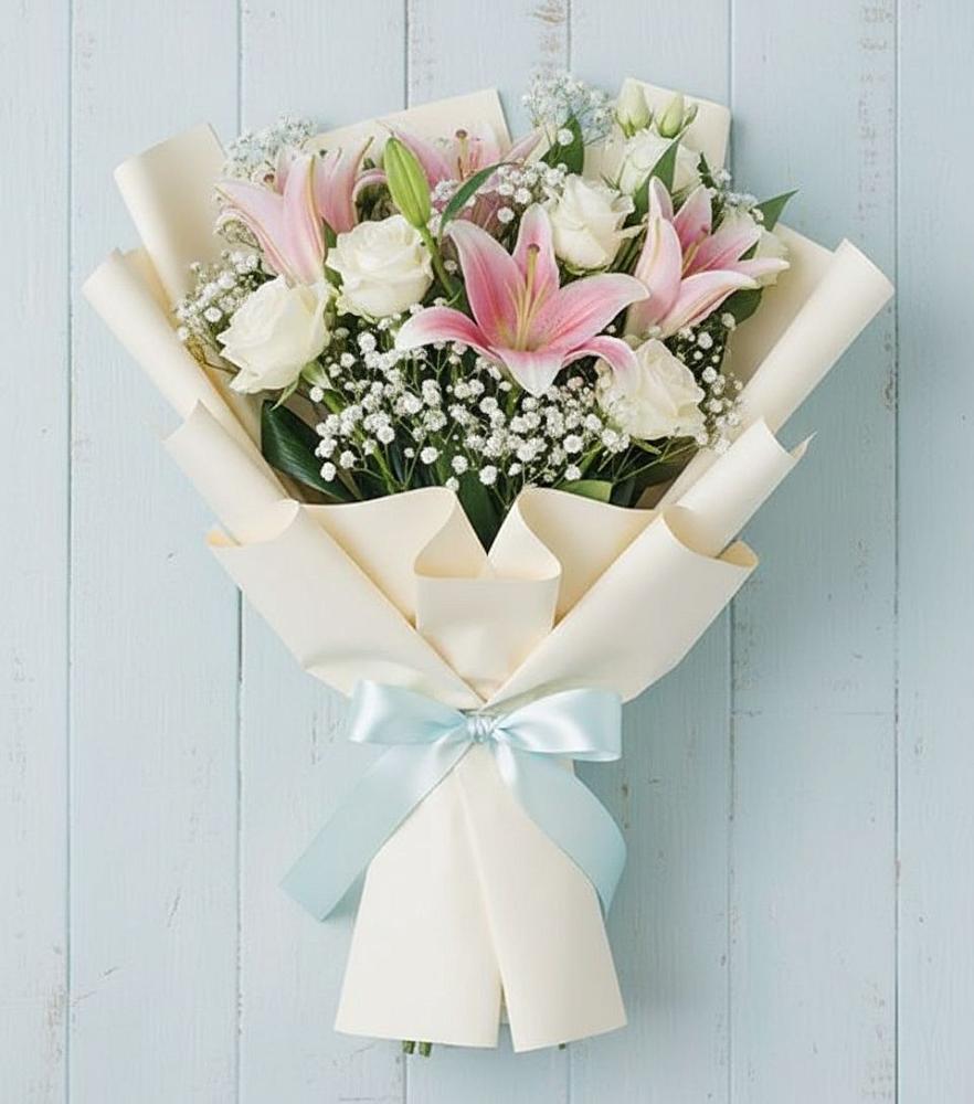 Букет цветов из: Лилии в Верейке