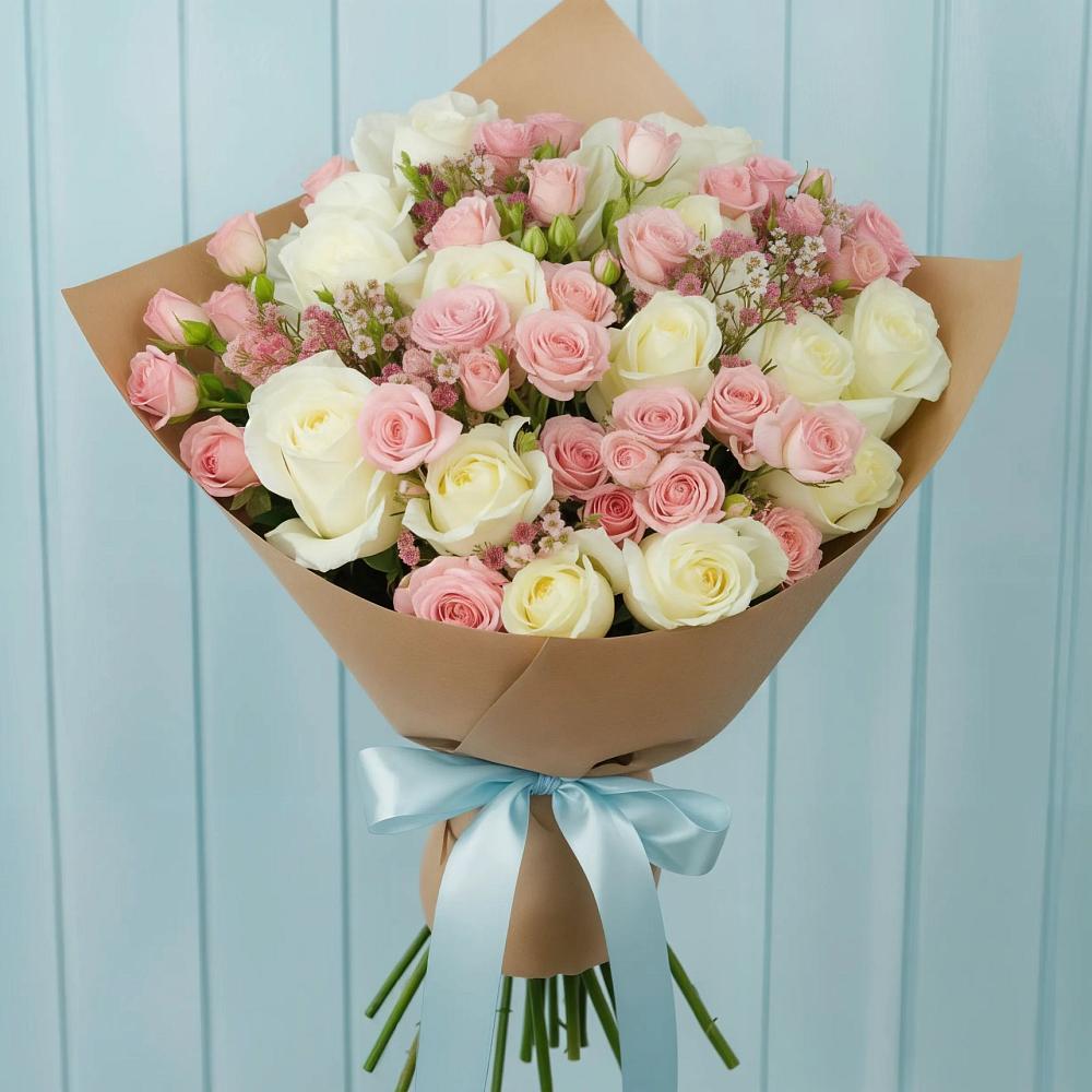 Букет цветов из: Розы в Верейке