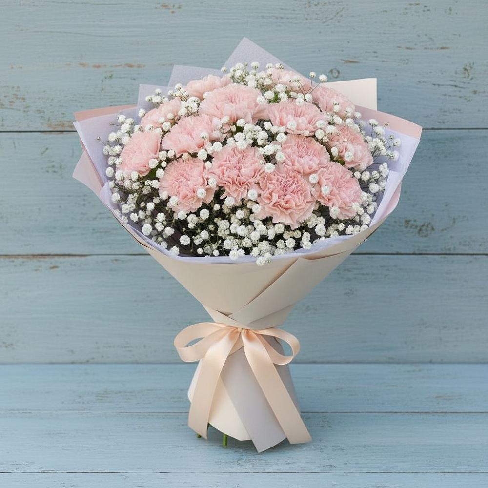 Букет цветов из: Гвоздики в Верейке