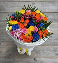 Букет цветов из:  Розы и Хризантемы в Верейке