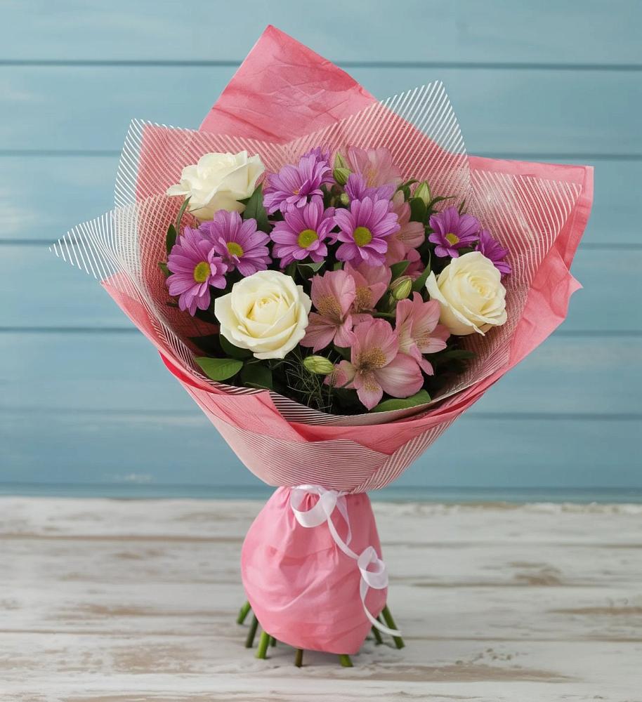 Букет цветов из: Герберы в Верейке