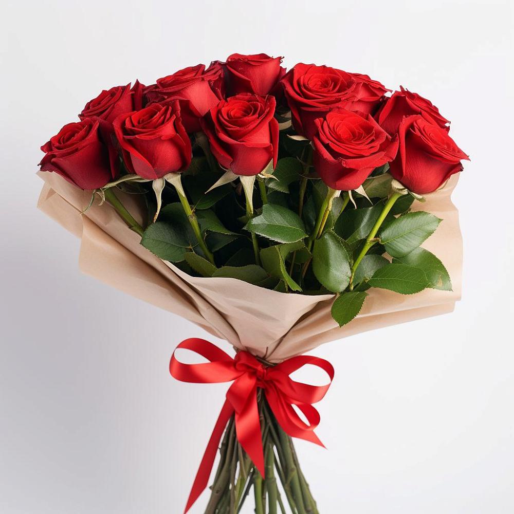 Букет 11 Красных роз Эдлесс Лав в Верейке