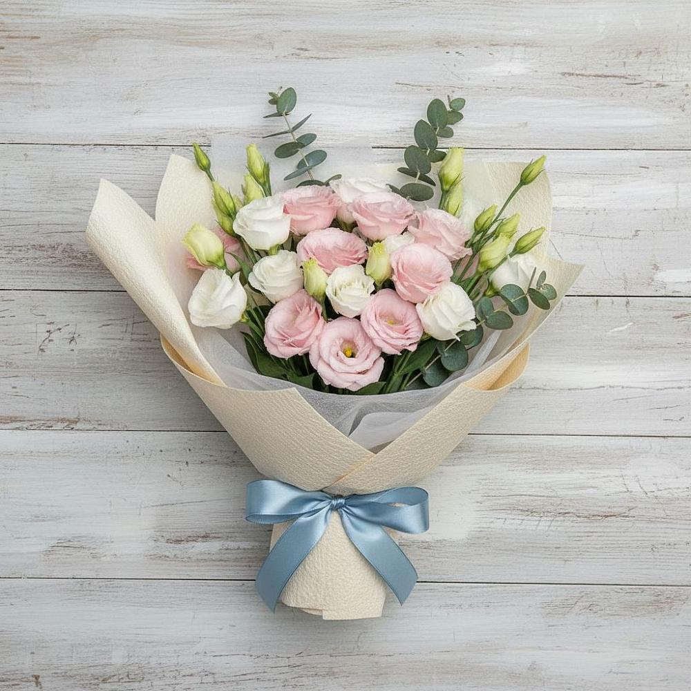 Букет цветов из: Лизиантусы в Верейке